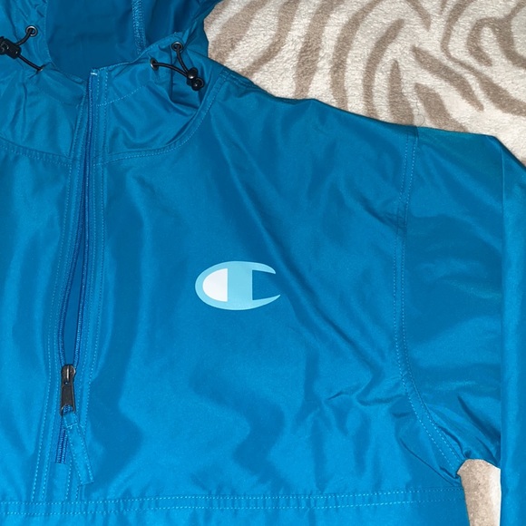 Champion pullover windbreaker hoodie - Picture 3 of 5